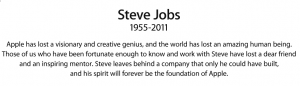 Steve Jobs
muere