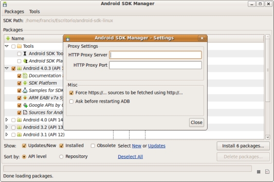 Sdk android linux