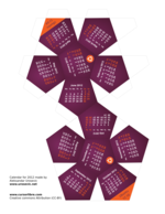 Ubuntu calendario 2012