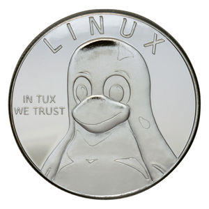 Moneda plata tux