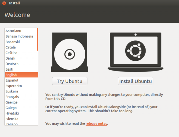 probar ubuntu