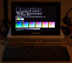 PC Linux con un router - click para
agrandar