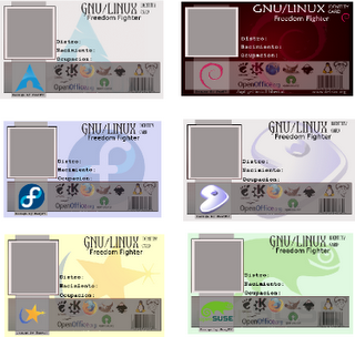 ID cards para distintas distros